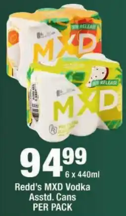 OK Liquor Redd's MXD Vodka offer