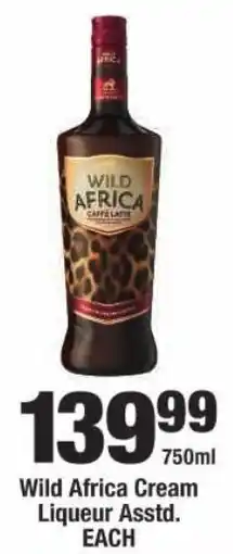 OK Liquor Wild Africa Cream Liqueur offer