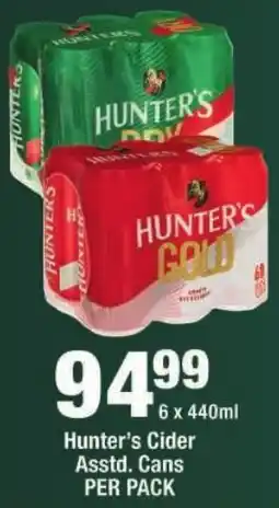 OK Liquor Hunter's Cider Assorted offer