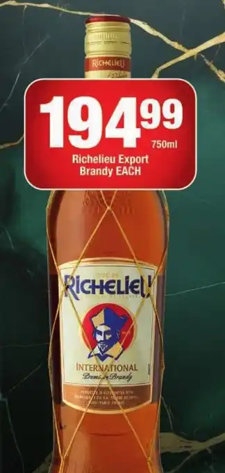 OK Liquor Richelieu Export Brandy offer