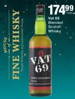 Checkers Liquor Shop Vat 69 Blended Scotch Whisky offer