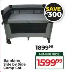 Baby City Bambino Side by Side Camp Cot offer