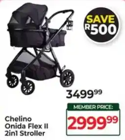 Baby City Chelino Onida Flex II 2in1 Stroller offer