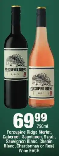 OK Liquor Porcupine Ridge Merlot offer