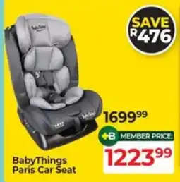 Baby City BabyThings Paris Car Seat offer