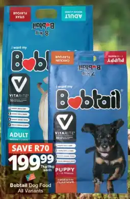 Checkers Bobtail Dog Food offer