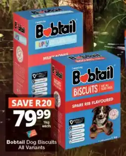 Checkers Bobtail Dog Biscuits offer
