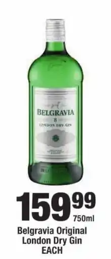 OK Liquor Belgravia Original London Dry Gin offer