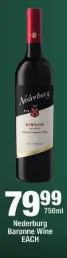 OK Liquor Nederburg Baronne Wine offer