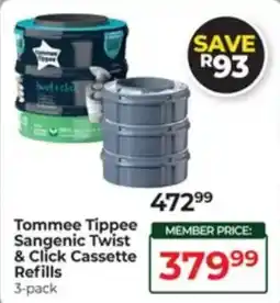 Baby City Tommee Tippee Sangenic Twist & Click Cassette Refills offer