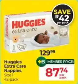 Baby City Huggies Extra Care Nappies offer