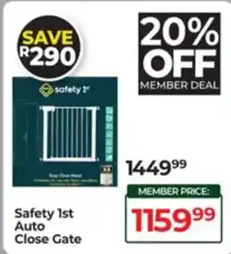 Baby City Safety 1st Auto Close Gate offer
