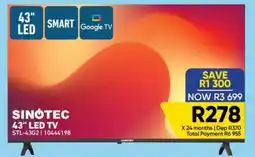 Furnmart Sinotec 43" LED TV offer
