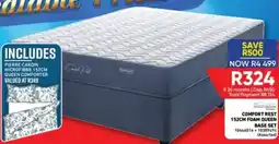 Furnmart Comfort Rest 152CM FOAM QUEEN BASE SET Assorted offer