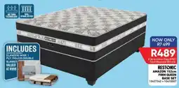 Furnmart RESTONIC AMAZON 152cm FIRM QUEEN BASE SET offer