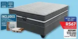 Furnmart Restonic Revive Plush Queen Base Set offer
