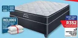 Furnmart Montana firm queen base set offer