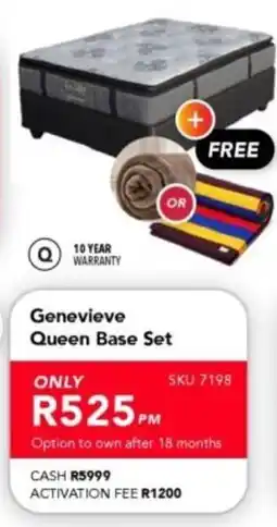 Astra Furnishers Genevieve Queen Base Set offer