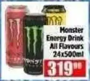 Devland Cash And Carry Monster Energy Drink All Flavours offer