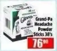 Devland Cash And Carry Grand-Pa Headache Powder Sticks offer