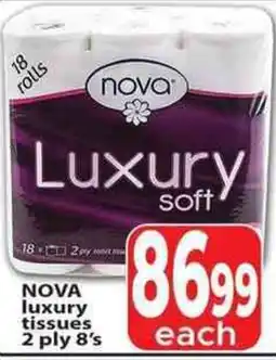 Supa Store NOVA luxury tissues offer