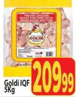 Supa Store Frozen Chicken Mixed Portions With Brine-Base Mixture Goldi IQF offer
