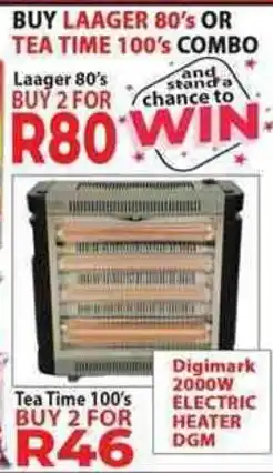 Supa Store Digimark 2000W Electric Heater DGM offer