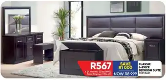 Furnmart CLASSIC 6-PIECE BEDROOM SUITE offer