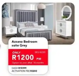 Astra Furnishers Azzano Bedroom Suite Grey offer