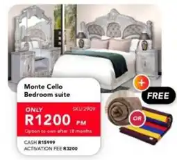 Astra Furnishers Monte Cello Bedroom Suite offer