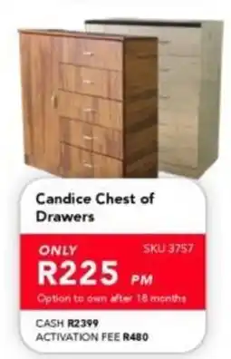 Astra Furnishers Candice Chest of Drawers offer