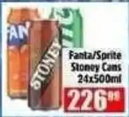 Devland Cash And Carry Fanta/Sprite Stoney Cans offer