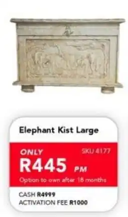Astra Furnishers Elephant Kist Large offer