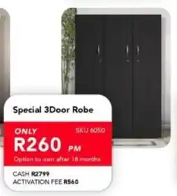 Astra Furnishers Special 3 Door Robe offer