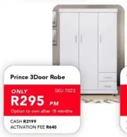 Astra Furnishers Prince 3 Door Robe offer