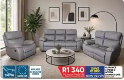 Furnmart FLORENCE 3-PIECE 3 ACTION LOUNGE SUITE offer