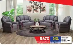 Furnmart KINSHASA 4-PIECE LOUNGE SUITE offer