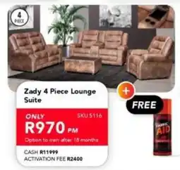 Astra Furnishers Zady Lounge Suite offer