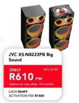 Astra Furnishers JVC XS-N8223PB Big Sound offer