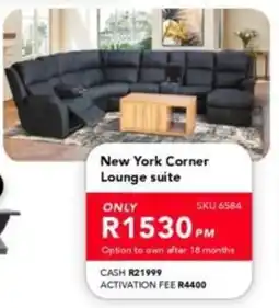 Astra Furnishers New York Corner Lounge suite offer
