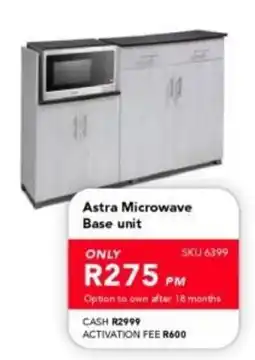 Astra Furnishers Astra Microwave Base Unit offer