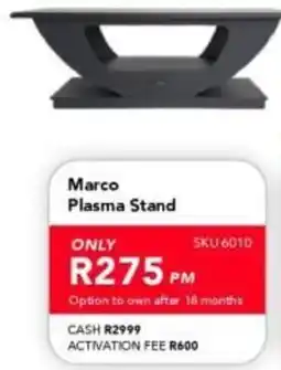 Astra Furnishers Marco Plasma Stand offer