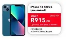 Astra Furnishers iPhone 13 128GB offer