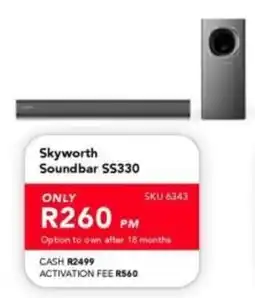 Astra Furnishers Skyworth Soundbar SS330 offer