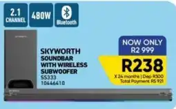 Furnmart SKYWORTH SOUNDBAR WITH WIRELESS SUBWOOFER offer