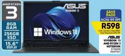 Furnmart ASUS VIVOBOK 15 AMD RYZEN 3 NOTEBOOK offer
