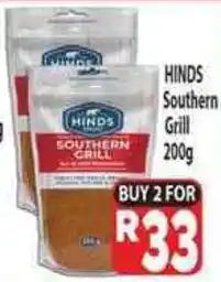 Supa Store HINDS Southern Grill offer