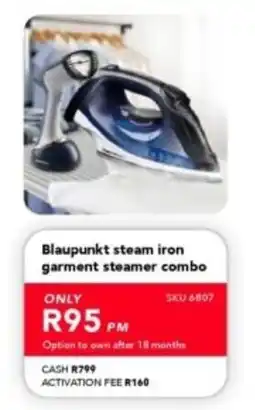 Astra Furnishers Blaupunkt steam iron garment steamer combo offer