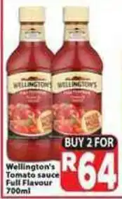 Supa Store Wellington's Tomato sauce Full Flavour offer