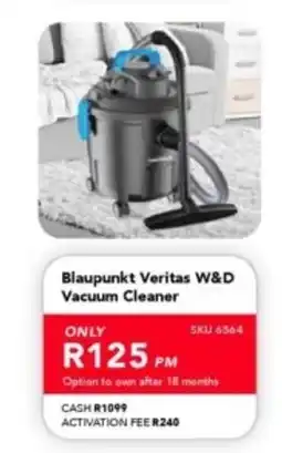 Astra Furnishers Blaupunkt Veritas W&D Vacuum Cleaner offer